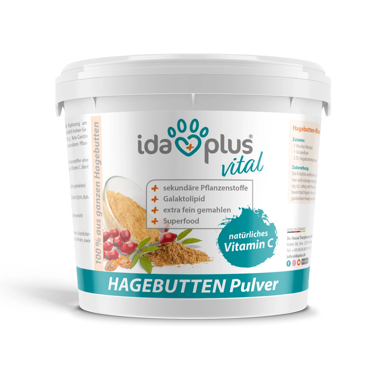 Ida Plus Hagebuttenpulver 1000g 3 Ida Plus Hagebuttenpulver 1000g