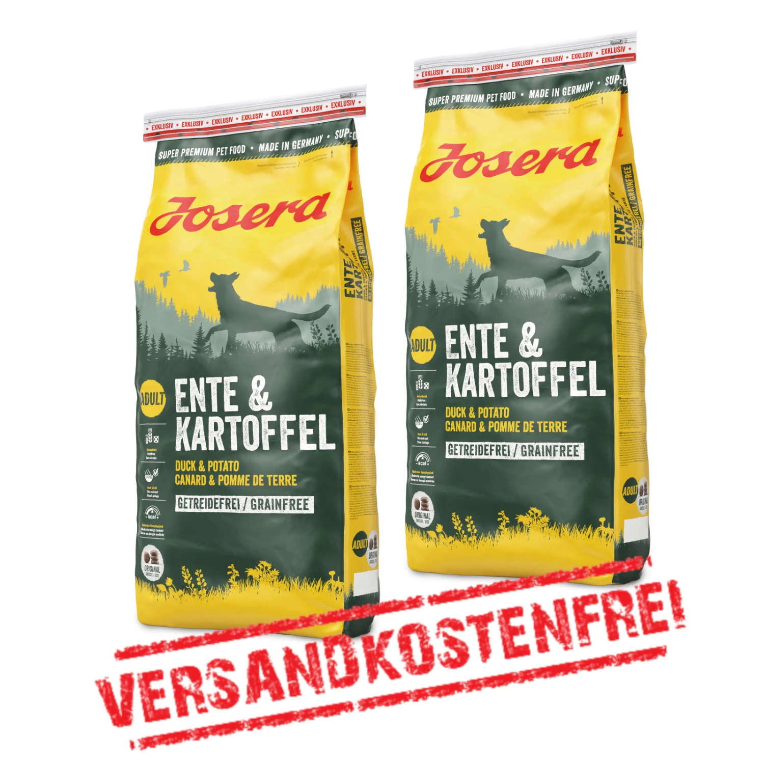 Josera Ente&Kartoffel 2er-Pack 30kg 3 Josera Ente&Kartoffel 2er-Pack 30kg