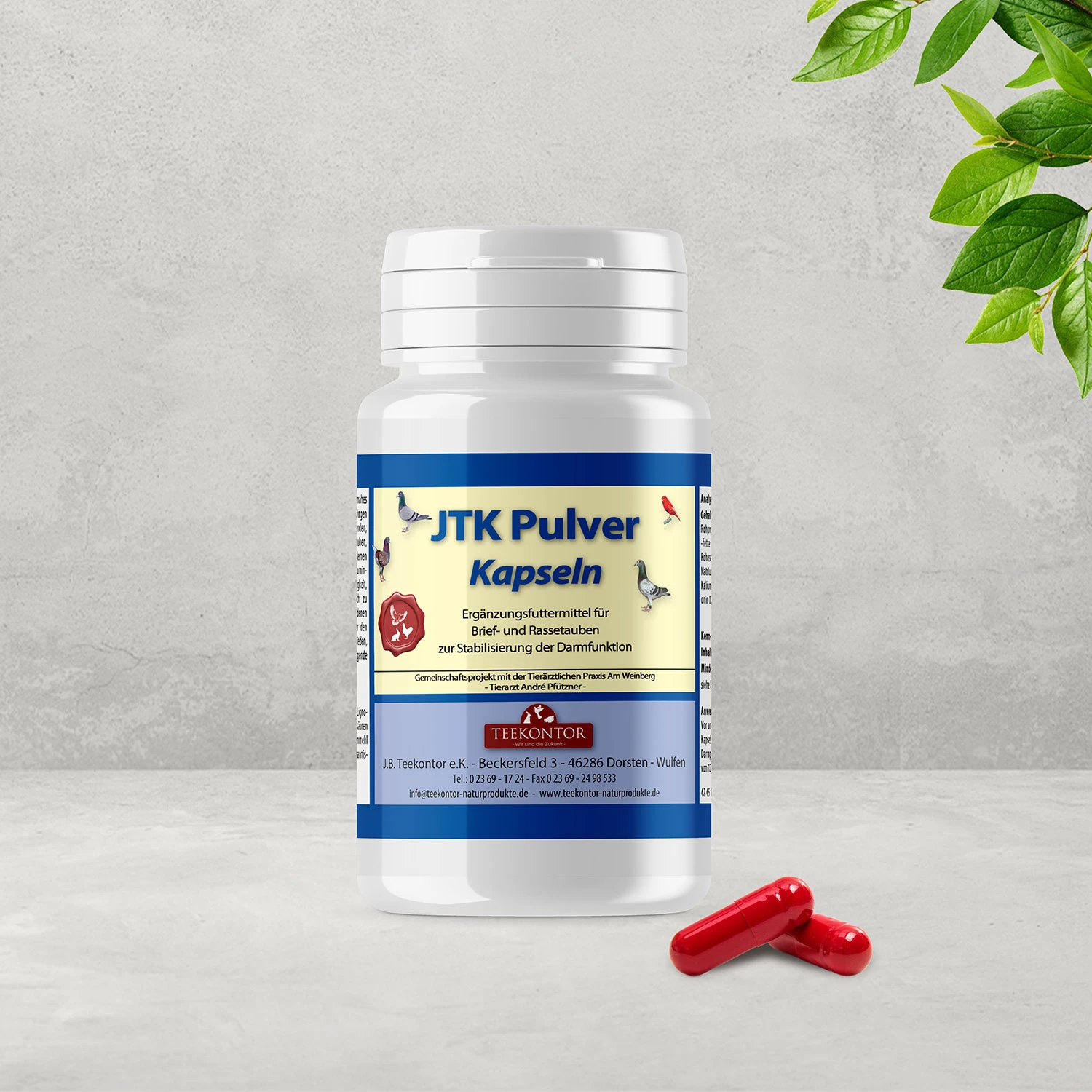 Teekontor JTK Pulver 100 Kapseln 3 Teekontor JTK Pulver 100 Kapseln